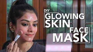 DIY  Glowing Skin Face Mask  Beetroot Face Mask  Home Remedy  Foxy Makeup Tutorials  DIY Video [upl. by Clarkin]