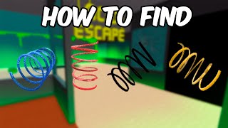 How to find all coils in one round Acid Escape  Roblox [upl. by Ardnasella]