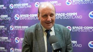 SpaceComm Expo Scotland with Dave Ross International and Investment Director UK AgriTech Centre [upl. by Ardnama]