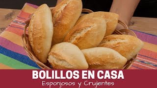 Cómo hacer bolillos caseros pan frances [upl. by Dranyar]