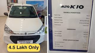 New Maruti Suzuki Alto K10 Top Model Complete Review 2024 [upl. by Munniks799]