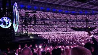 Coldplay  Live at Wembley Stadium  Sky Full of Stars  21 August Block 127 [upl. by Dorrej41]