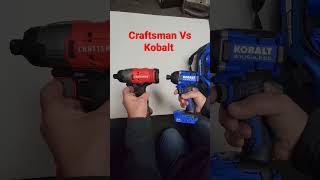 Craftsman V20 Vs Kobalt 24V Impact Driver Like And Subscribe For More Content [upl. by Ayam]