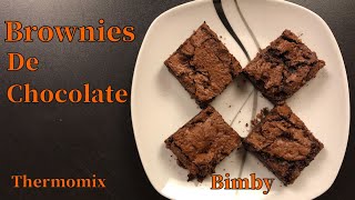 Brownies de chocolate na Bimby  Thermomix [upl. by Yager237]