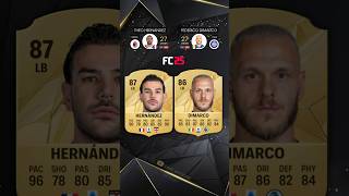 Theo Hernández vs Federico Dimarco FIFA 16  FC 25 fifa cardfifa fc25 easports [upl. by Hermione27]