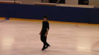 Stéphane Lambiel Traviata practice in Tallinn [upl. by Ramak]