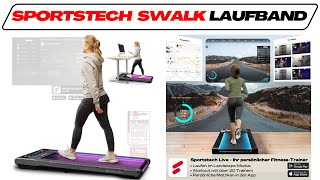 Sportstech sWalk Laufband im TestVergleich 2024 🥇HeimtrainerTestsieger gut und günstig [upl. by Netsirk]