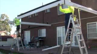 Lysaght Living Collection Guide to Installing a Flat Roof Structure attached with receiver channel [upl. by Notak]