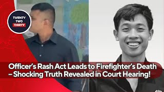 SCDF Officer’s Rash Act Leads to Firefighter’s Death – Shocking Truth Revealed in Court Hearing [upl. by Nelleus]