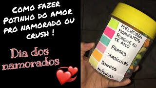 POTINHO DO AMOR 💞 DIA DOS NAMORADOS  DIY 2020 [upl. by Lindsey]