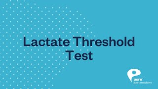 Lactate Threshold Test [upl. by Iatnohs]