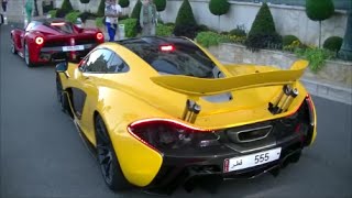 BEST of Supercars in Monaco 2014 Laferrari P1 918 Spyder ONE77 LFA Huayra [upl. by Attennot]