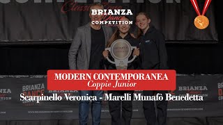 BDC CLASSIC ZONE 2023  3rd MODERN CONTEMPORANEA Coppie Junior  Scarpinello  Marelli Munafò [upl. by Nibuz]