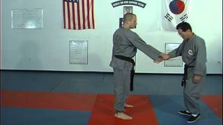 Hapkido Cross Hand Wrist Grab Techniques 5 thru 8 by Ji Han Jae [upl. by Annadroj]