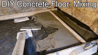 DIY Concrete Floor Pouring Slab 33 [upl. by Corina]