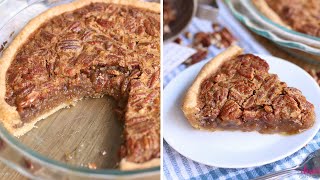 Old School PECAN PIE  So GOOD [upl. by Relluf]