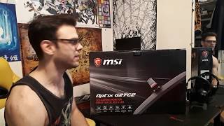 Msi Optix G27C2 monitor unboxing [upl. by Hsirehc652]