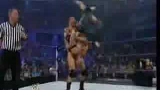 Batista Bomb on John Cena [upl. by Aicekat23]