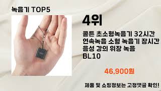 녹음기2024년 11월 녹음기 추천 TOP5 [upl. by Elleinaj]