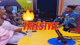 Kolaboy Freestyle on LindaIkejiTV Interview [upl. by Adnamra730]