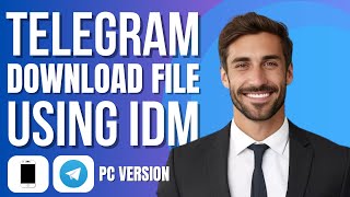 How to Download File From Telegram Using Idm [upl. by Anot]