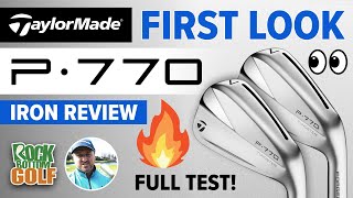 TaylorMade NEW P770 Irons  FULL REVIEW 2023  Rock Bottom Golf [upl. by Nitnilc623]