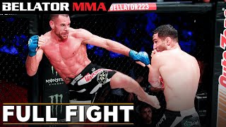 Full Fight  Gegard Mousasi vs Rafael Lovato Jr  Bellator 223 [upl. by Kenimod]