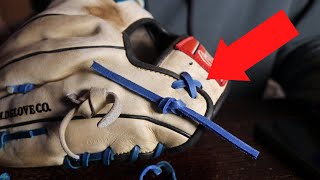 HOW TO RELACE  Wrist of Glove Knot Tie [upl. by Annaillil513]