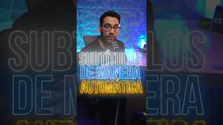 Crea subtítulos de manera automática en After Effects 🤩 subtitulosaftereffects shorts [upl. by Trow]