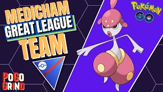 PURE DOMINATION XL Medicham RETURNS To DOMINATE The Great League In Pokemon GO Battle League [upl. by Chrissy]