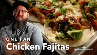 One Pan Chicken Fajitas [upl. by Stahl363]