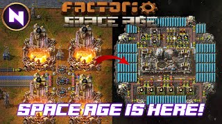 Factorio SPACE AGE Is Finally Here ⚙️ Lets Go To Space 🚀🪐 [upl. by Alvera]