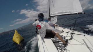 J70 Escape in 20 Knots [upl. by Cirdek]