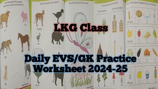 LKG Class EVS Practice worksheet for kidsLKG Daily practice worksheet 202425LKG EVS Paper [upl. by Brockwell62]