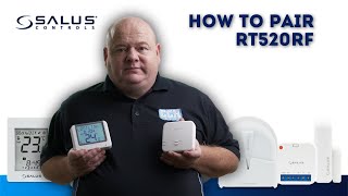 How To Pair Salus RT520RF Programmable Room Thermostat [upl. by Dutchman]