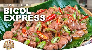 How to Cook Bicol Express Simple and Easy Recipe [upl. by Iharas883]