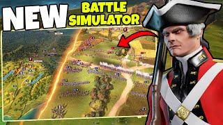 NEW Revolutionary War BATTLE SIMULATOR is INCREDIBLE  Ultimate General American Revolution [upl. by Anitak]