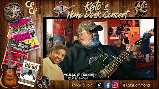 Playing my guitar and singing “Grace” Sadie by The Spinners 🎸 KatosHomeDeskConcertSeries [upl. by Gerianne]