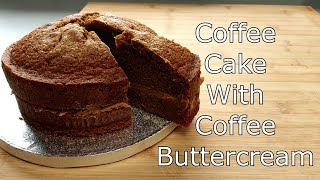 How to make Coffee Cake with Coffee Buttercream [upl. by Nylannej]