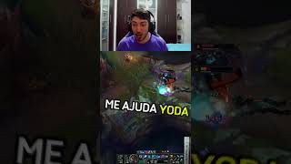 O DIA QUE O JUKES SURTOU COM O YODA NO DUO  League of Legends [upl. by Tonnie500]