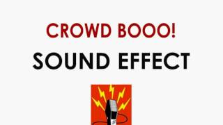 Crowd Booing Sound Effect  Large Crowd Shouting Boo [upl. by Roach]