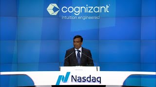 Celebrating 25 Years as a Public Company  Nasdaq Opening Bell Ceremony  Ravi Kumar S  Cognizant [upl. by Zehe869]