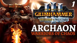 ARCHAON I CHOOSE YOU  SFO Immortal Empires  Total War Warhammer 3  Warriors of Chaos  Archaon 1 [upl. by Puritan]