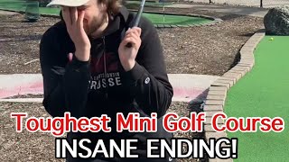 The TOUGHEST Mini Golf Course  Mini Golf Tournament FULL ROUND  INSANE ENDING [upl. by Esidnak545]