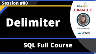 SQL  Part 80  Delimiter [upl. by Meagan]