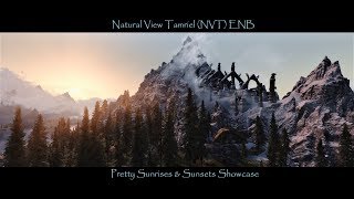 SkyrimSE  NVT ENB amp Aequinoctium  Pretty Sunrises amp Sunsets [upl. by Aretse]