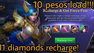 Get freya for only 10 pesos load  Codapay  Mobile Legends  Bang Bang [upl. by Annonyw88]