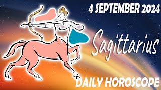 SAGITTARIUS ✨ THE UNIVERSE CONSPIRATES IN YOUR FAVOR 💖 HOROSCOPE SEPTEMBER 4 2024 🌞♐️ HOROSCOPE 💫⭐️ [upl. by Gastineau]