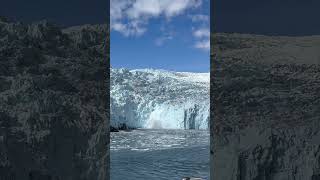 Glacier Calving  Alaska [upl. by Ahsiekim343]