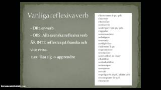 reflexiva verb i nutid på franska [upl. by Gaw]